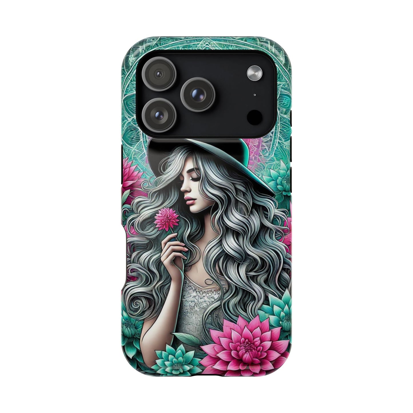 Boho Chic Floral MagSafe iPhone Case