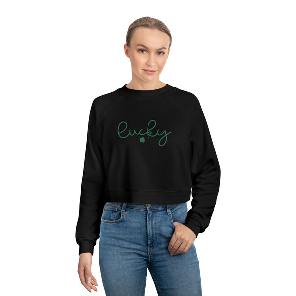 Lucky Women’s Cropped Fleece Pullover