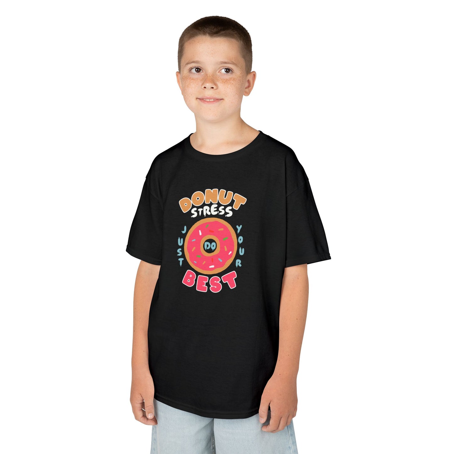 Donut Stress Try Your Best Tee -  Kids TShirt