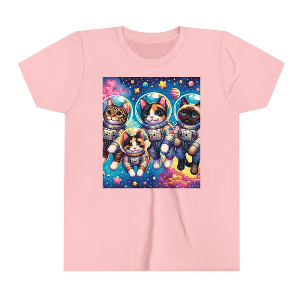 Kids Cats In Space TShirt Kids Graphic Tee