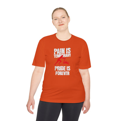 HYROX Inspired Women’s Performance Tee - Pain Is Temporary Pride Is Forever