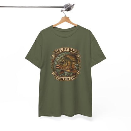 Kiss My Bass, Fish For Cash - Bass Angler Tee