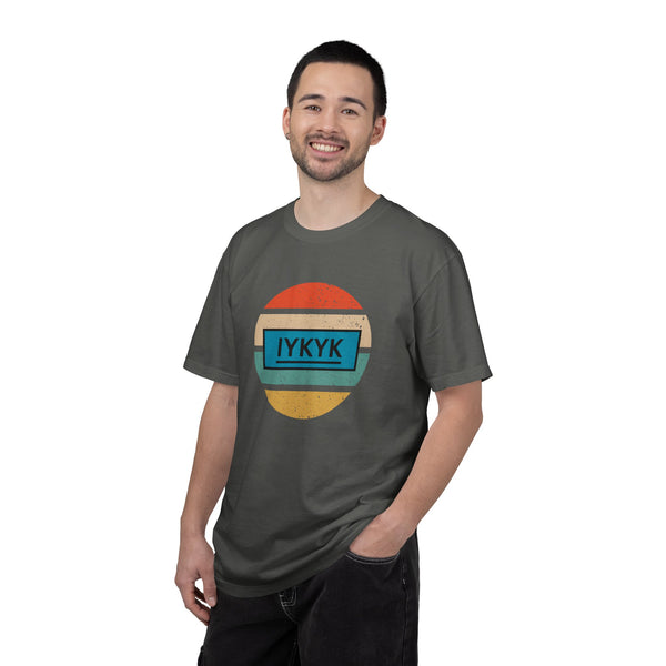 IYKYK Vintage Style Tee with Retro Rainbow