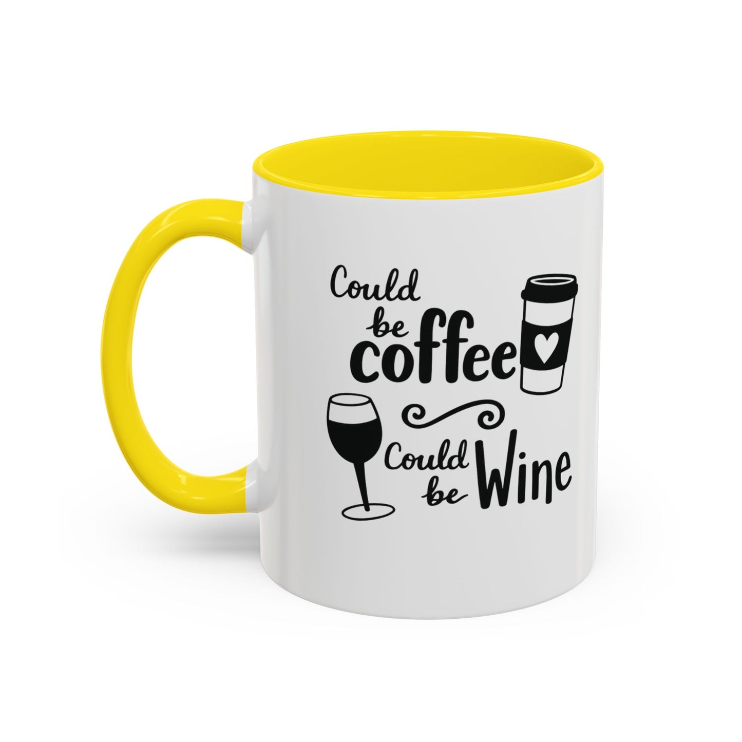 Could Be Coffee Could Be Wine Mug | Accent Coffee Mug Funy Gift Idea Co-Work Present Mom Life