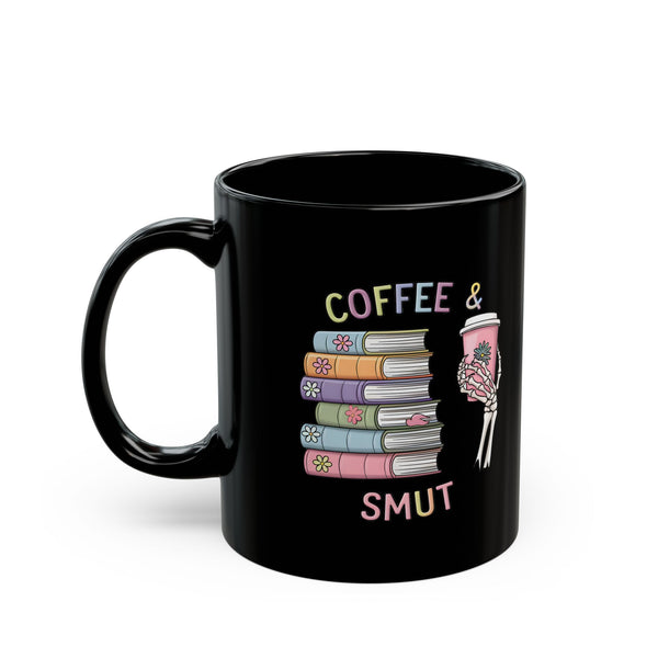 Coffee & Smut Ceramic Black Mug