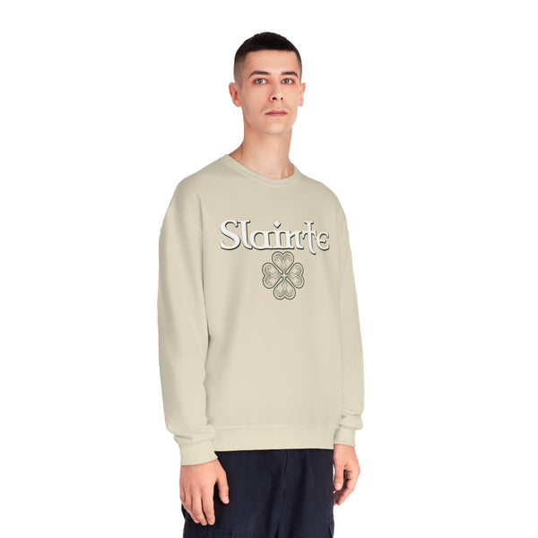 Slainte in Clovers Womens Unisex NuBlend® Crewneck Sweatshirt