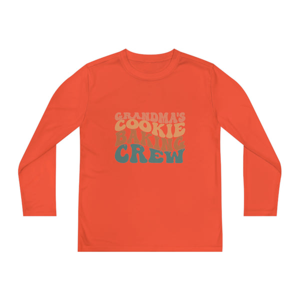 Kids Long Sleeve Grandma Cookie Baking Crew