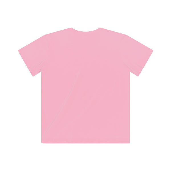 designsXdarren My Mom Makes My Heart Saur Kids Tee - Dinosaur Pun Youth T-Shirt - White Apple Silver Blue Pink
