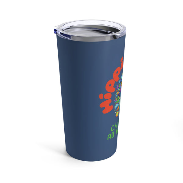 Blue Hippie Claus Insulated 20oz Travel Mug