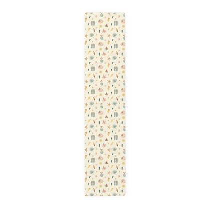 Flip Flop & Seashell Table Runner