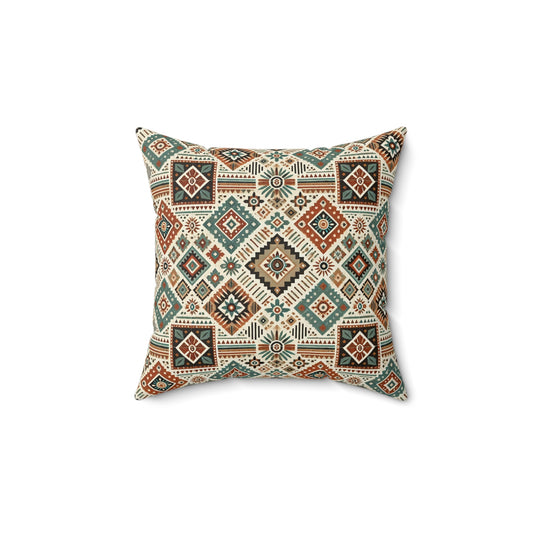 Aztec Western Inspired - Indoor Throw Pillow
