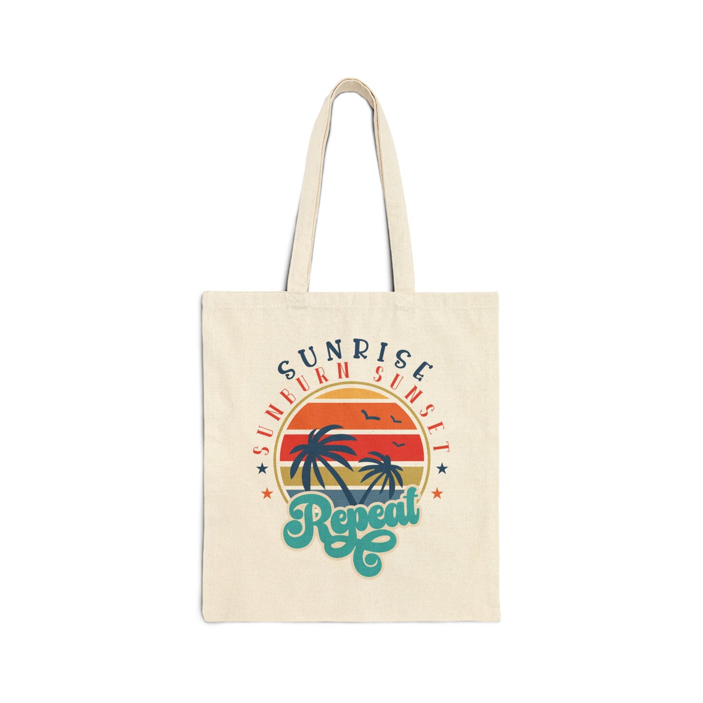 Sunrise Sunburn Sunset - Canvas Tote