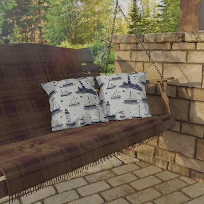 Nautical - Outdoor Throw Pillow