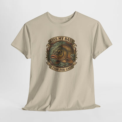 Kiss My Bass, Fish For Cash - Bass Angler Tee