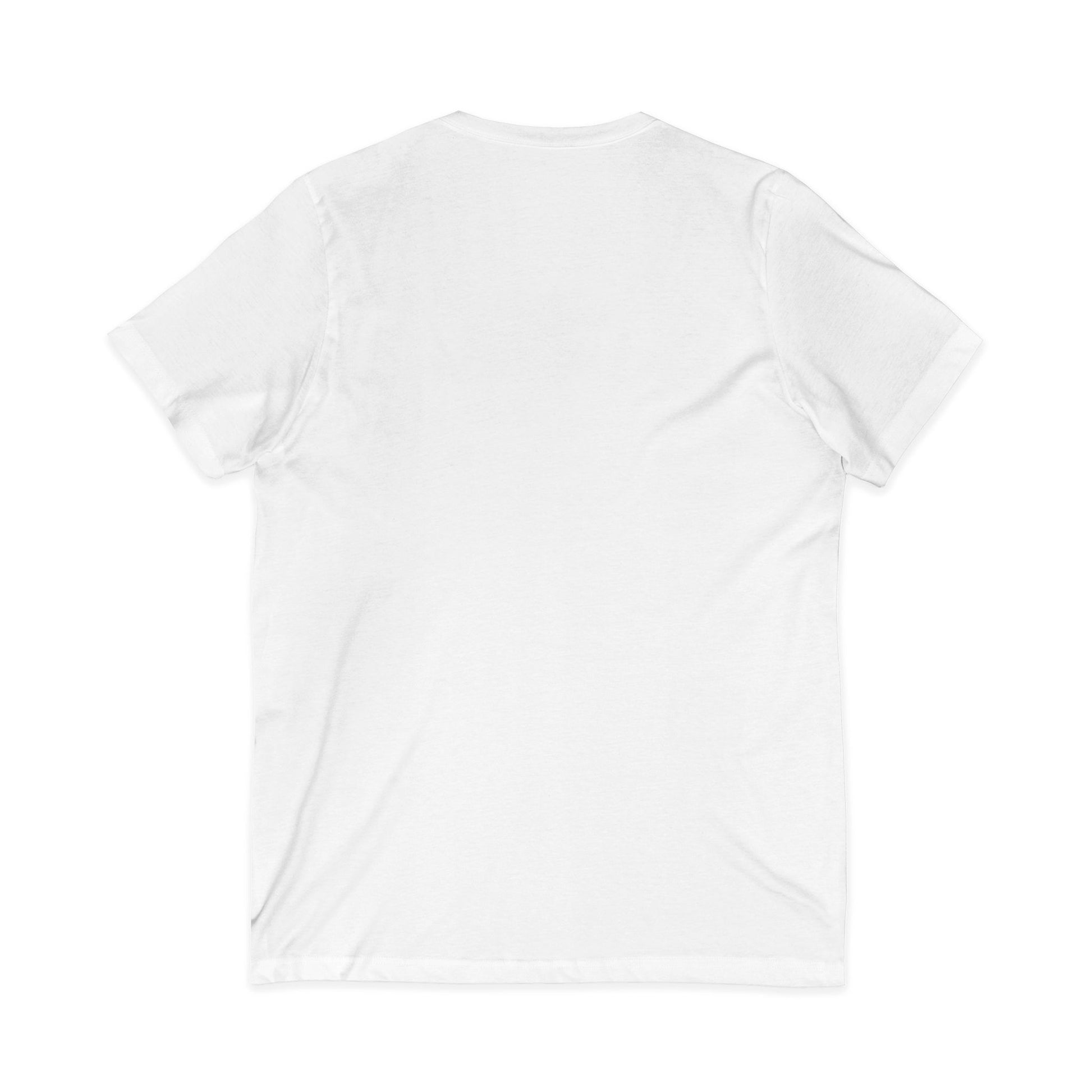 White t-shirt on a white background