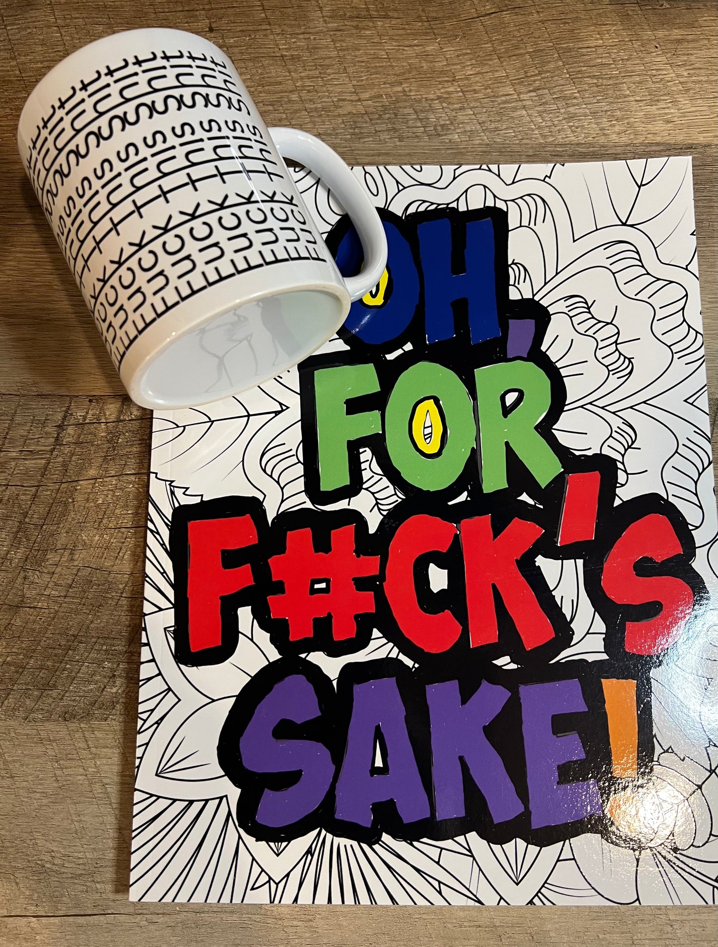 Bundle: Hidden Message Mug & Coloring Book