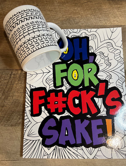 Bundle: Hidden Message Mug & Coloring Book
