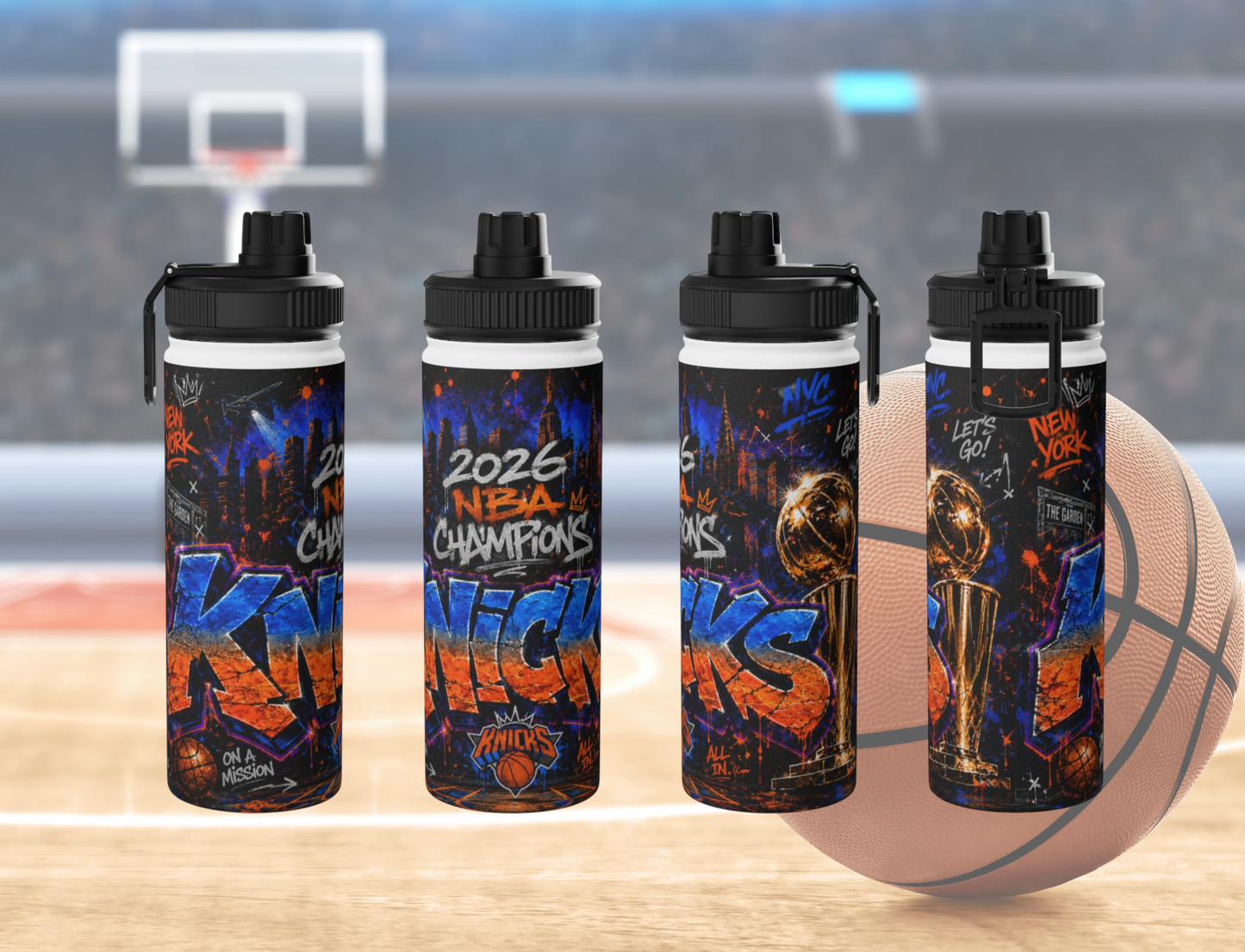 Knicks Handmade 18oz Championship Water Bottle