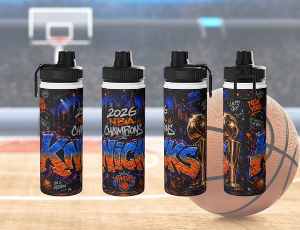 Knicks Handmade 18oz Championship Water Bottle