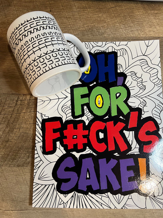 Bundle: Hidden Message Mug & Coloring Book