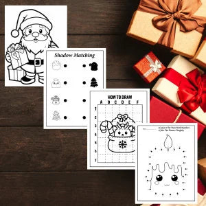 Christmas Activity Packet for Kids | Digital Download PDF | 140+ Pages of Fun & Learning