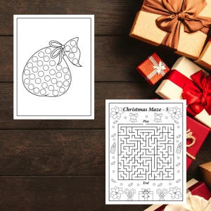 Christmas Activity Packet for Kids | Digital Download PDF | 140+ Pages of Fun & Learning