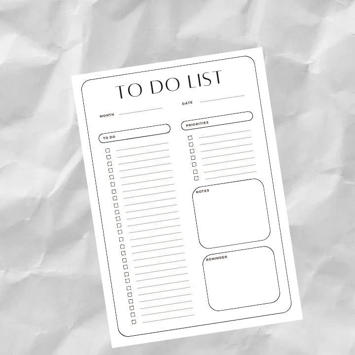 Minimalist To Do List