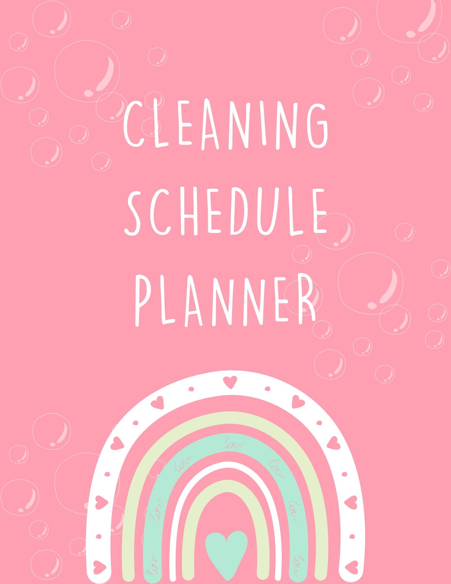 Cleaning Planner, Cleaning To Do List to Organize Your Home with Ease, Instant Download