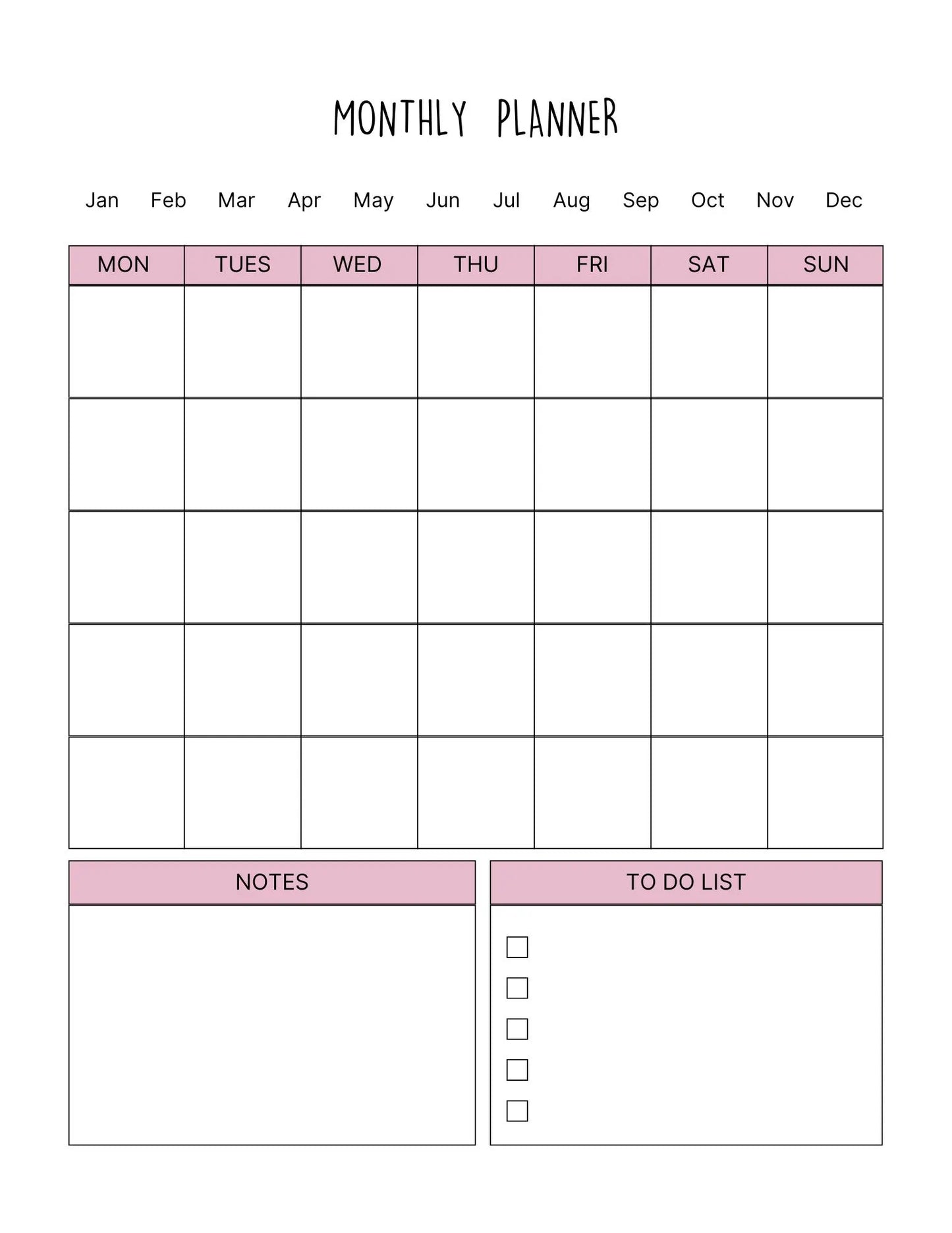 Mental Health Printable Journal | Anxiety Tracker | Self-Care Planner | Gratitude Journal | Mood Tracker | PDF Instant Download