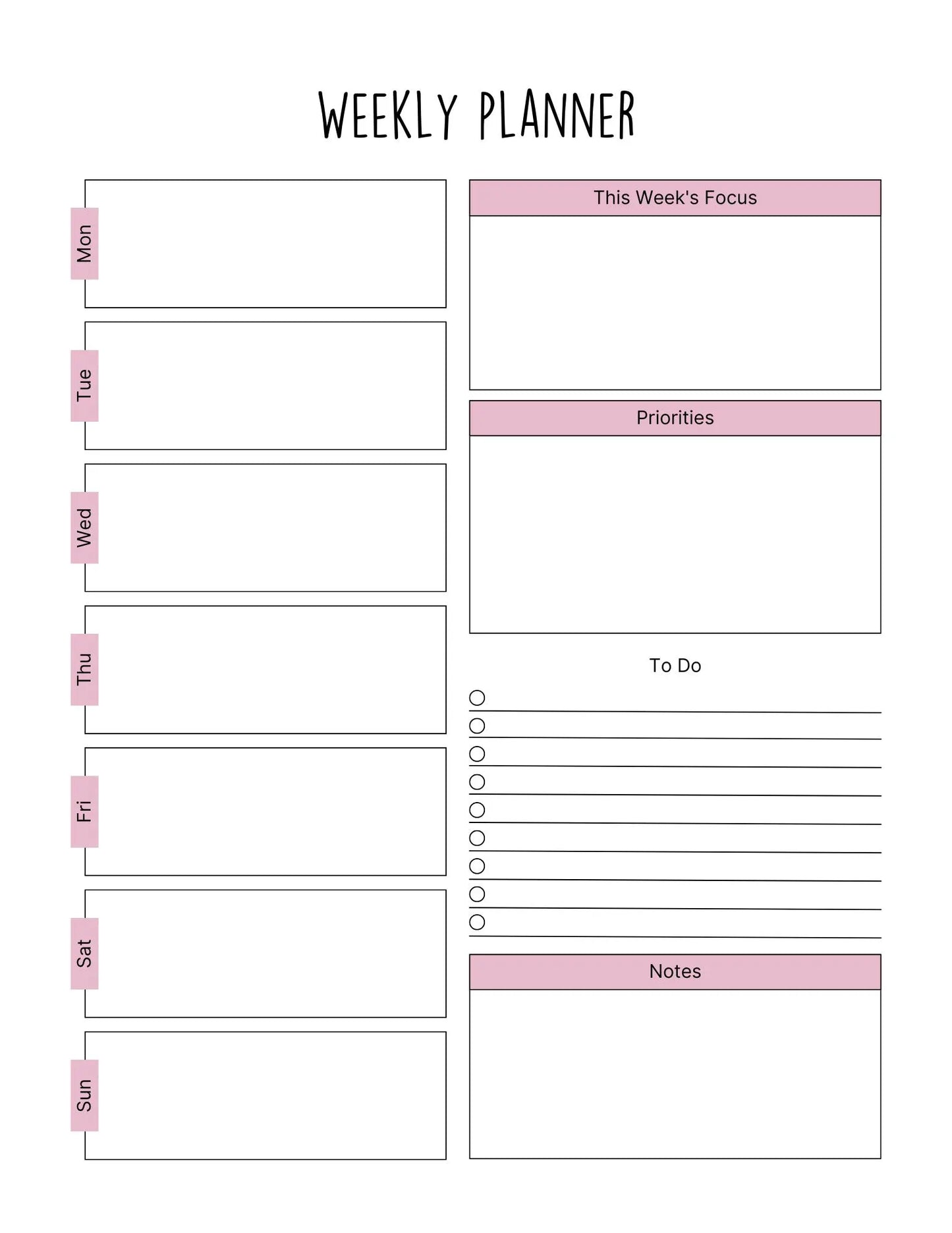 Mental Health Printable Journal | Anxiety Tracker | Self-Care Planner | Gratitude Journal | Mood Tracker | PDF Instant Download