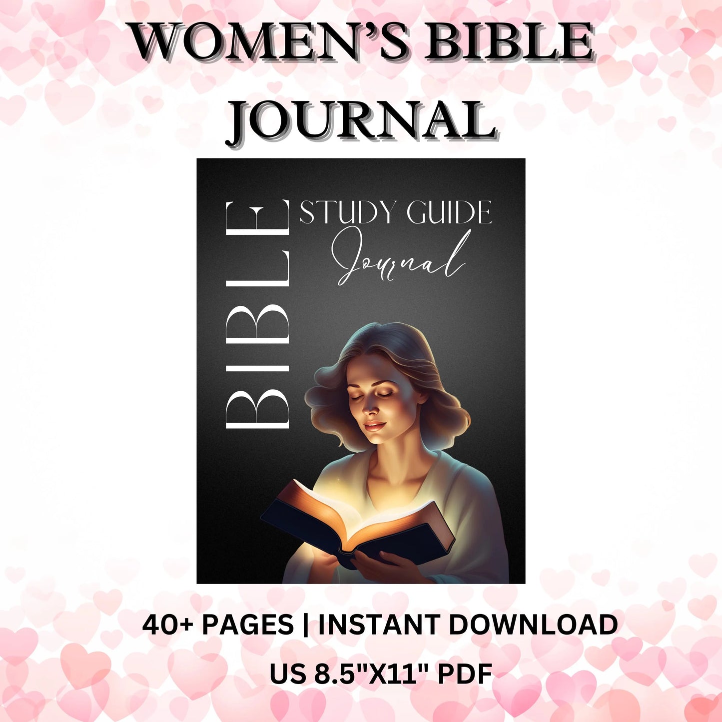 Women's Bible Study Guide Journal, Digital Download, 30 Day Guide