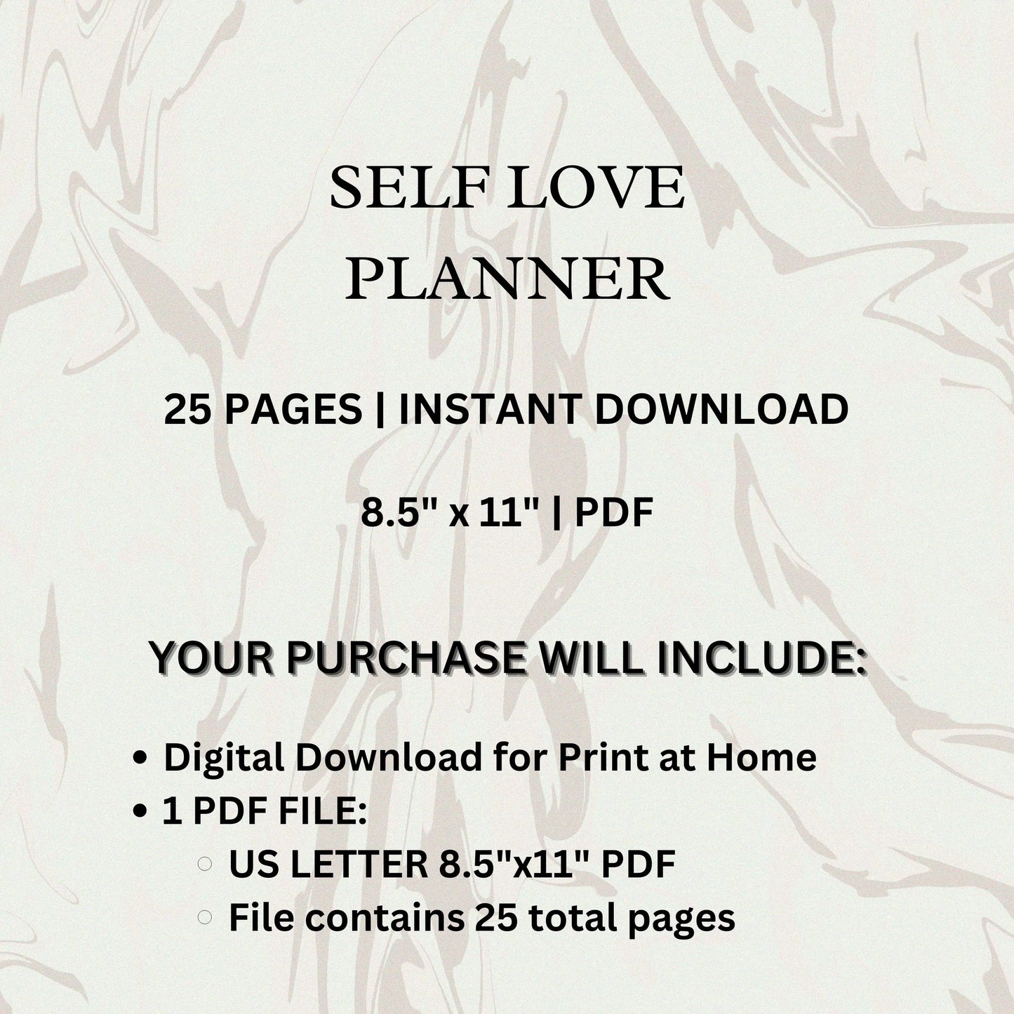 Self Love Planner | Daily and Weekly Reflections | Mindfulness, Gratitude and Self-Care Journal