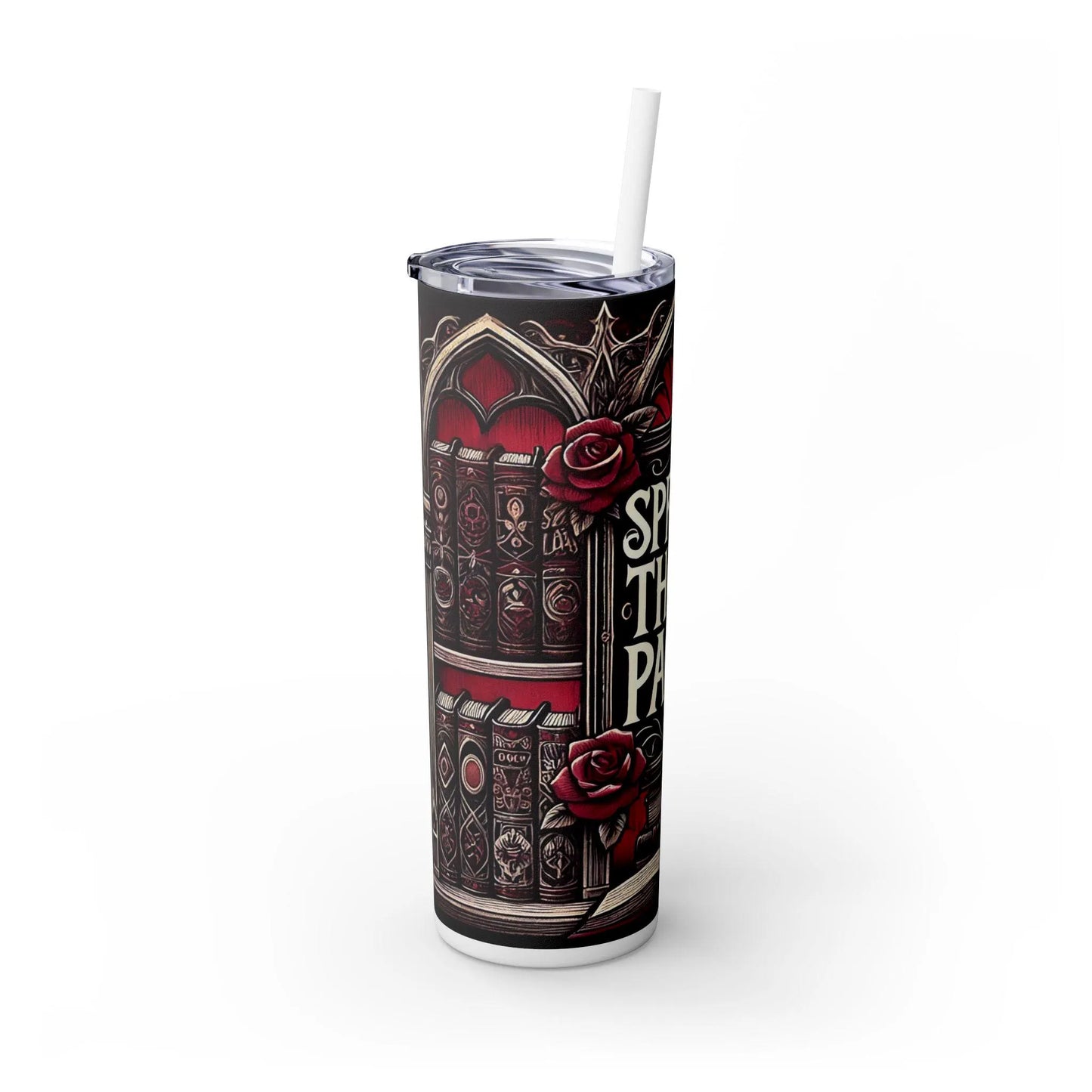 Spread Those Pages PNG, 20oz Tumbler Wrap PNG, Straight Skinny Tumbler Wrap Download Book Smut