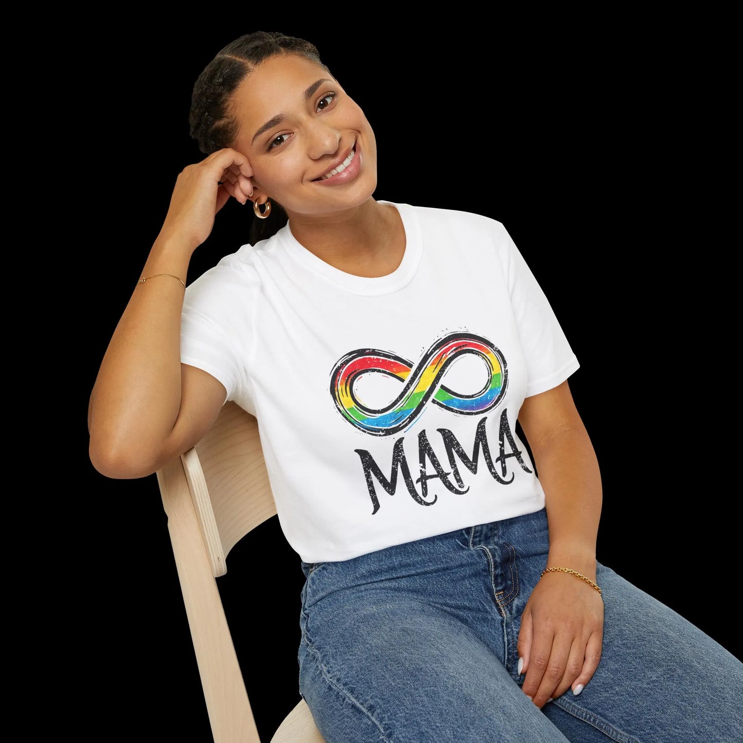 Autism Mama Rainbow Infiniti Loop Png, Autism Digital Download, Autism Mom Png, Autism Awareness Png, TShirt Tumbler Sublimation Design