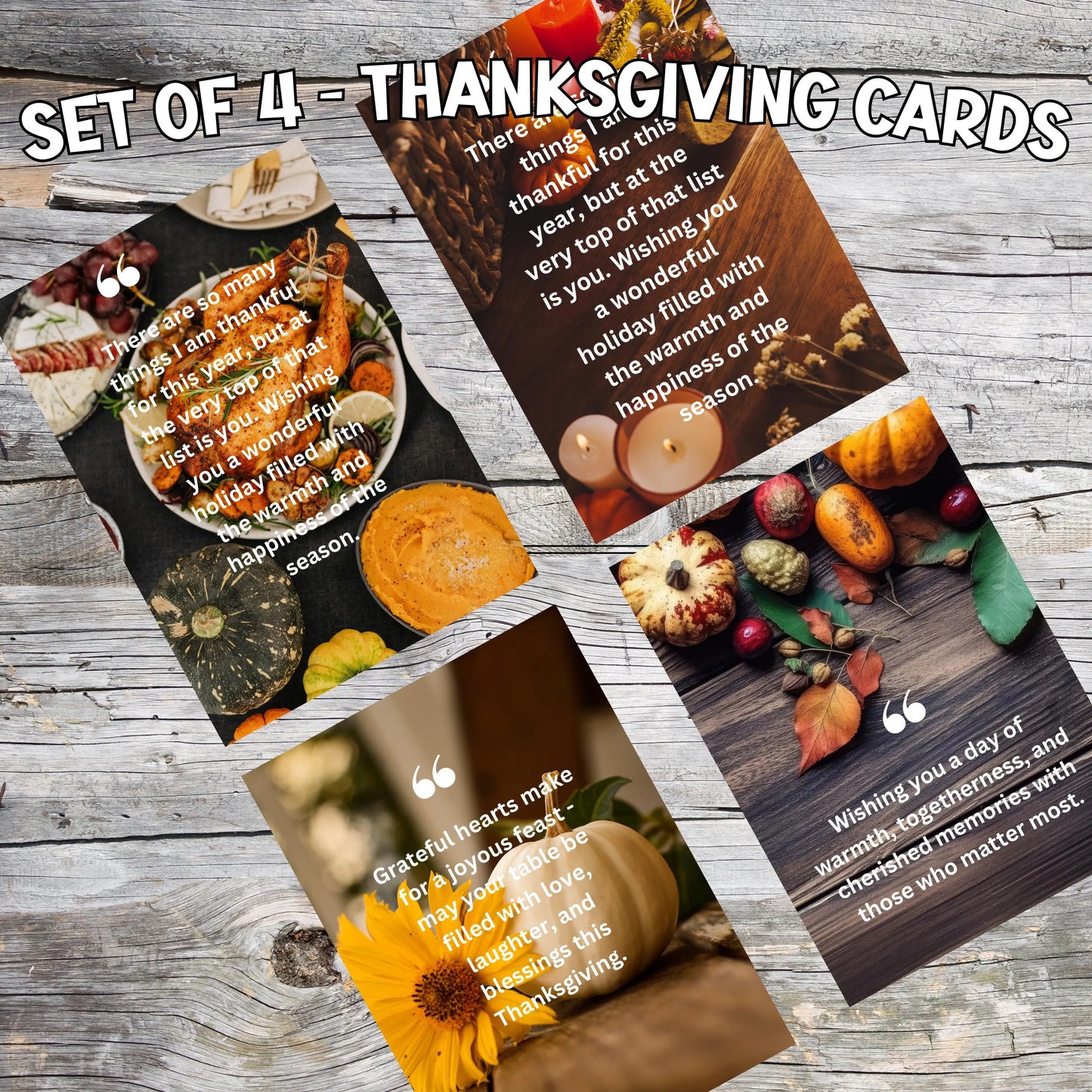 Thanksgiving Cards, Vertical 5x7 Digital Download